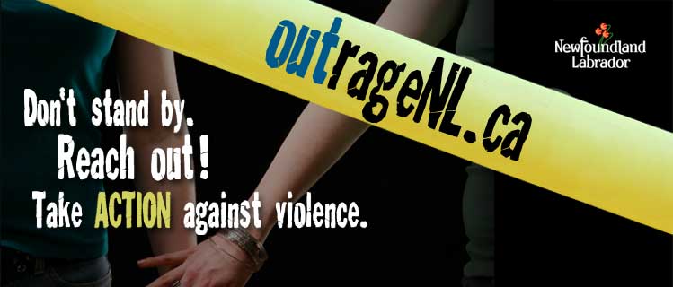 Outragel.ca - Don't Stand By. Reach Out! Take Action Against Violence.